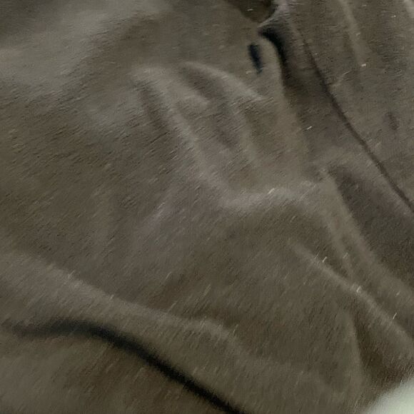 Danskin Fleece Lined Zip-Up Hoodie Sweatshirt Black Knit M - Picture 8 of 8